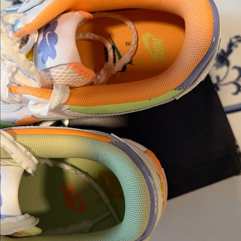 Nike Air Force 1 Shadow Low Sneakers White Multi-Color - Picture 5 of 7